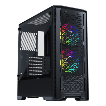 Neo G Tempered Glass, No PSU, E-ATX, Black, Mid Tower Case