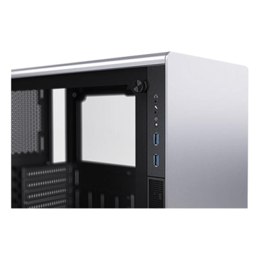 Neo V2, Tempered Glass, No PSU, ATX, Silver, Mid Tower Case