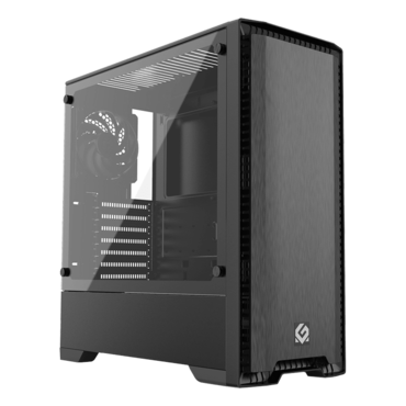 Neo Silent, Tempered Glass, No PSU, E-ATX, Black, Mid Tower Case