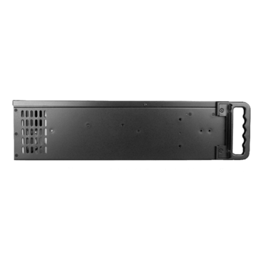 D Storm D-300SEA-BK-T7SA, Black Bezel, 4x 5.25", 3x 3.5" Drive Bays, No PSU, ATX, Black, 3U Chassis