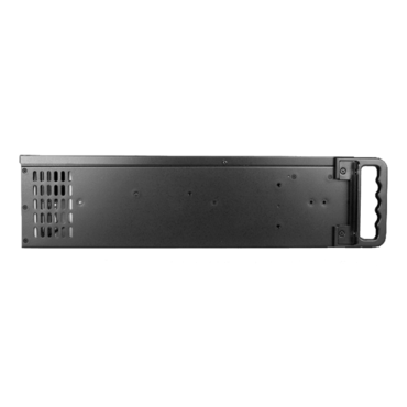 D Storm D-300SEA-BL-HDD2535, Blue Bezel, 4x 5.25", 3x 3.5" Drive Bays, No PSU, ATX, Black, 3U Chassis