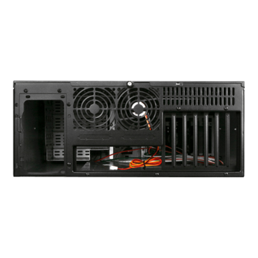 D Storm D-400SEA-BK-50R8PD8, Black Bezel, 4x 5.25", 3x 3.5" Drive Bays, 500W Rdt PSU, ATX, Black, 4U Chassis