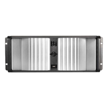 D Storm D-400SEA-SL-T7SA, Silver Bezel, 4x 5.25&quot;, 3x 3.5&quot; Drive Bays, No PSU, ATX, Black, 4U Chassis