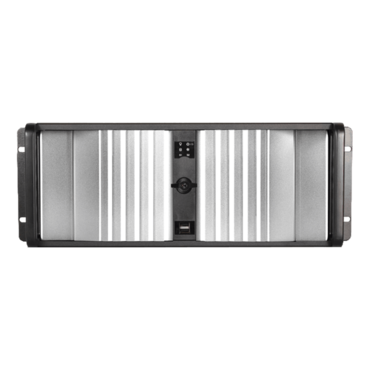 D Storm D-400SEA-SL-HDD2535, Silver Bezel, 4x 5.25&quot;, 3x 3.5&quot; Drive Bays, No PSU, ATX, Black, 4U Chassis