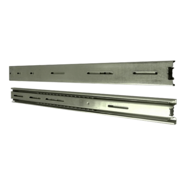 D Storm D-200SEA-BK-RAIL24, Black Bezel, 2x 5.25", 2x 3.5" Drive Bays, w/ 20" Sliding Rail Kit, No PSU, ATX, Black, 2U Chassis