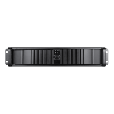 D Storm D-200SEA-BK-HDD2535, Black Bezel, 2x 5.25&quot;, 2x 3.5&quot; Drive Bays, No PSU, ATX, Black, 2U Chassis