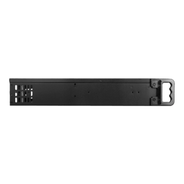 D Storm D-200SEA-RD-RAIL24, Red Bezel, 2x 5.25", 2x 3.5" Drive Bays, w/ 20" Sliding Rail Kit, No PSU, ATX, Black, 2U Chassis