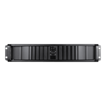 D Storm D-200SEA-BK-75S2UPD8, Black Bezel, 2x 5.25&quot;, 2x 3.5&quot; Drive Bays, 750W Rdt PSU, ATX, Black, 2U Chassis