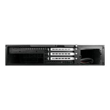 D Storm D-200SEA-BK-75S2UPD8, Black Bezel, 2x 5.25", 2x 3.5" Drive Bays, 750W Rdt PSU, ATX, Black, 2U Chassis