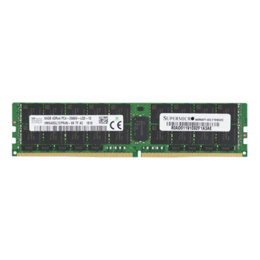 64GB MEM-DR464L-HL03-LR26 Quad-Rank, DDR4 2666MHz, CL19, ECC Load Reduced Memory