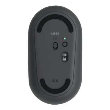 Pebble M350, 1000-dpi, Bluetooth, Graphite, Optical Mouse