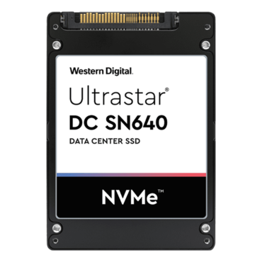 3.2TB Ultrastar DC SN640 7mm, 3330 / 2010 MB/s, 3D TLC NAND, PCIe NVMe 3.1 x4, SIE, U.2 2.5&quot; SSD