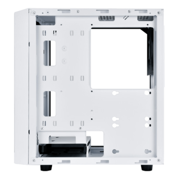 Precision PS15, Tempered Glass, No PSU, microATX, White, Mini Tower Case