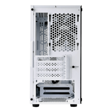 Precision PS15, Tempered Glass, No PSU, microATX, White, Mini Tower Case