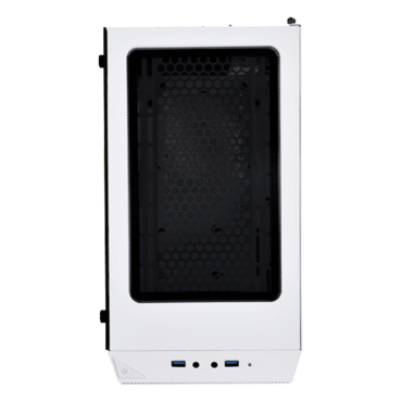 Precision PS15, Tempered Glass, No PSU, microATX, White, Mini Tower Case