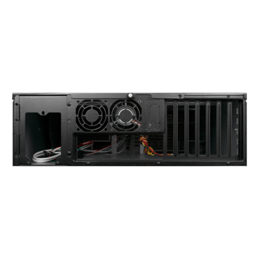 D Storm D-300SEA-BK-RAIL24, Black Bezel, 4x 5.25&quot;, 3x 3.5&quot; Drive Bays, w/ 20&quot; Sliding Rail Kit, No PSU, ATX, Black, 3U Chassis