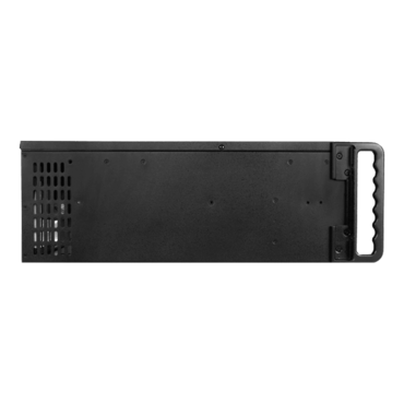 D Storm D-400SEA-BK-RAIL24, Black Bezel, 4x 5.25", 3x 3.5" Drive Bays, w/ 20" Sliding Rail Kit, No PSU, ATX, Black, 4U Chassis