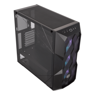 MasterBox TD500 Mesh, Tempered Glass, No PSU, E-ATX, Black, Mid Tower Case