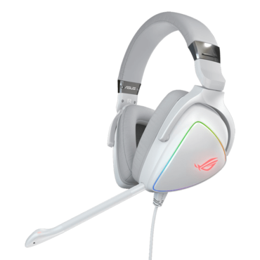 ROG Delta White Edition, Virtual 7.1 Surround Sound, Wired, White, Gaming Headset