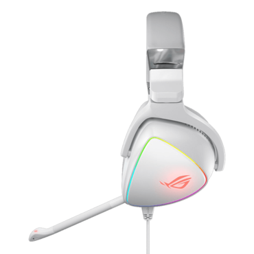 ROG Delta White Edition, Virtual 7.1 Surround Sound, Wired, White, Gaming Headset