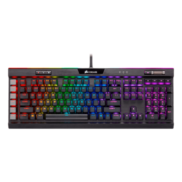 K95 RGB PLATINUM XT, Per Key RGB, Cherry MX Brown, Wired, Black, Mechanical Gaming Keyboard