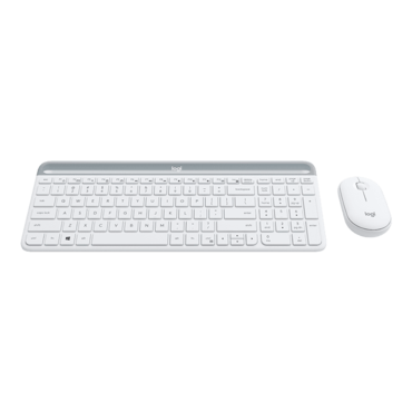 MK470, Wireless, White, Membrane Slim Keyboard & Mouse