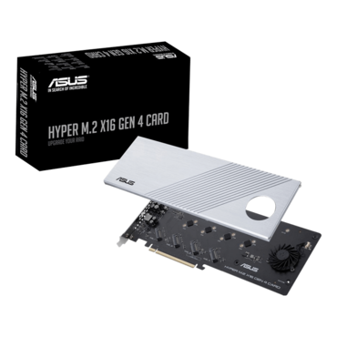 HYPER M.2 X16 GEN 4 CARD, Expansion NVMe M.2 Drives