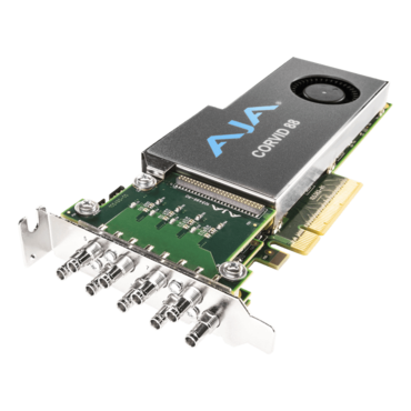 Corvid 88, PCIE 2.0 8-Channel I/O, Raster Independent Channels, 4K Capable, Short PCIE Bracket, No Cables