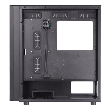 Dawn TG, Tempered Glass, No PSU, E-ATX, Black, Mid Tower Case