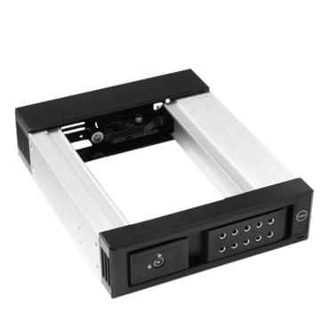 BPN-DE110P-BLACK, Trayless 1x 5.25" to 1x 3.5", SAS/SATA 12Gb/s, HDD, Black Hot-swap Rack w/ Independent HDD Power Switch