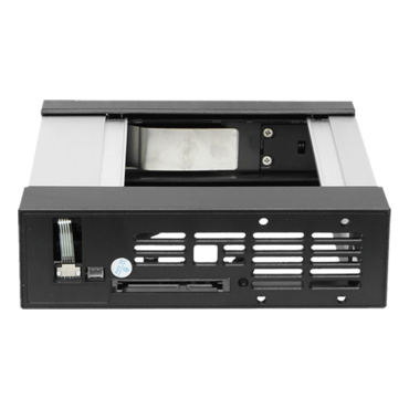BPN-DE110P-BLACK, Trayless 1x 5.25" to 1x 3.5", SAS/SATA 12Gb/s, HDD, Black Hot-swap Rack w/ Independent HDD Power Switch