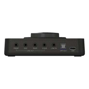 Sound Blaster X3, 7.1 Channels, 32-bit / 192KHz, 115 dB DNR, USB Sound Card