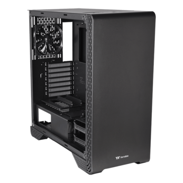 S300 TG, Tempered Glass, No PSU, ATX, Black, Mid Tower Case