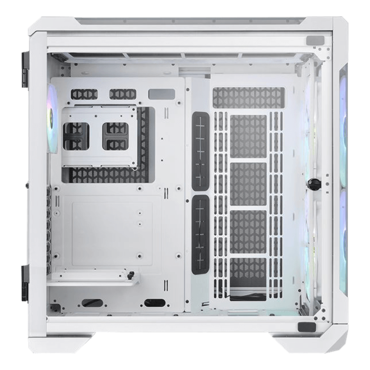 View 51 TG Snow ARGB, Tempered Glass, No PSU, E-ATX, White, Full Tower Case