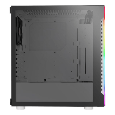 H200 TG Snow RGB, Tempered Glass, No PSU, ATX, White, Mid Tower Case