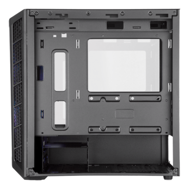 MasterBox MB311L ARGB, Tempered Glass, No PSU, microATX, Black, Mini Tower Case