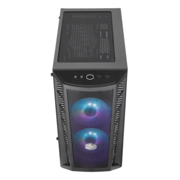 MasterBox MB311L ARGB, Tempered Glass, No PSU, microATX, Black, Mini Tower Case