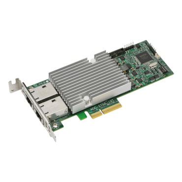 AOC-STGS-I2T-O, 10Gbps, 2xRJ45, PCIe Network Adapter
