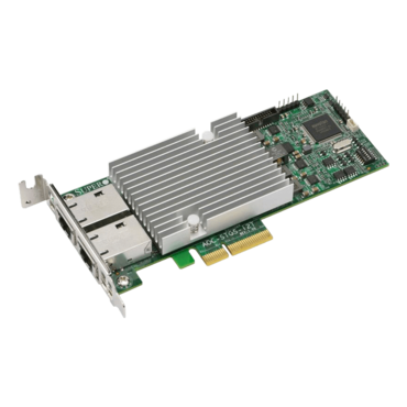 AOC-STGS-I2T-O, 10Gbps, 2xRJ45, PCIe Network Adapter