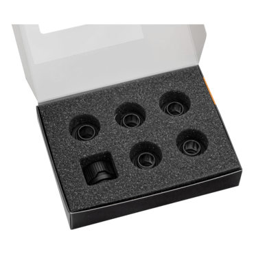 EK-Quantum Torque 6-Pack HDC 12 - Black