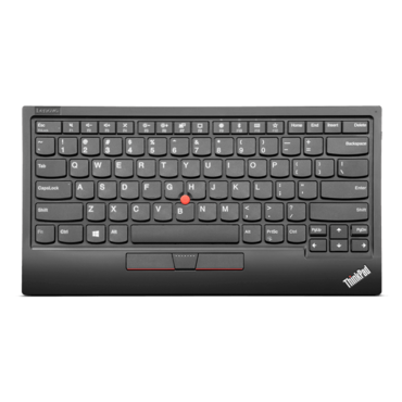 4Y40X49493, Wireless/Bluetooth, Pure Black, Membrane Compact Keyboard