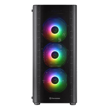 V250 TG ARGB, Tempered Glass, No PSU, ATX, Black, Mid Tower Case