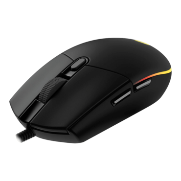 G203 Lightsync, RGB, 8000-dpi, Wired, Black, Laser Gaming Mouse