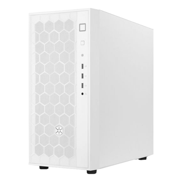 FARA R1, Tempered Glass, No PSU, ATX, White, Mid Tower Case
