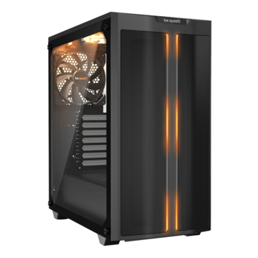 Pure Base 500DX, Tempered Glass, No PSU, ATX, Black, Mid Tower Case