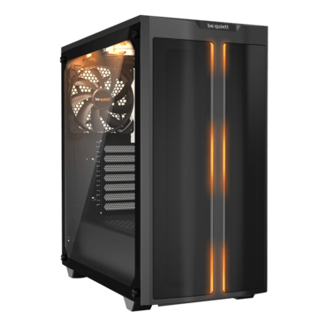 Pure Base 500DX, Tempered Glass, No PSU, ATX, Black, Mid Tower Case