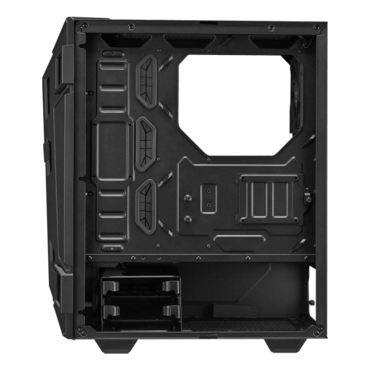 TUF Gaming GT301 Tempered Glass, No PSU, ATX, Black Mid Tower Case