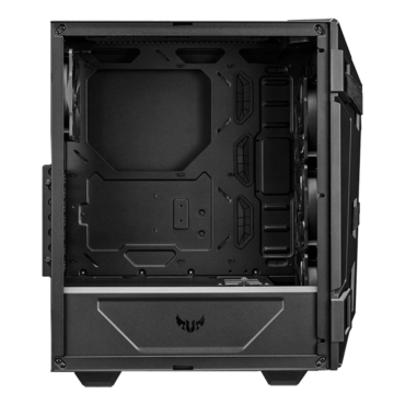 TUF Gaming GT301 Tempered Glass, No PSU, ATX, Black Mid Tower Case