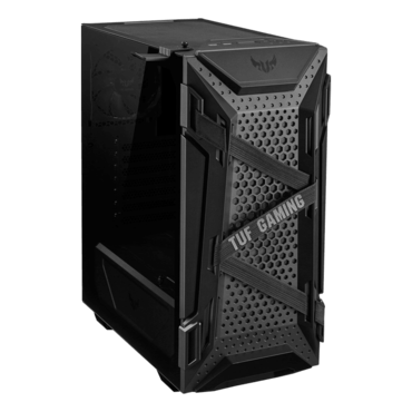 TUF Gaming GT301 Tempered Glass, No PSU, ATX, Black Mid Tower Case