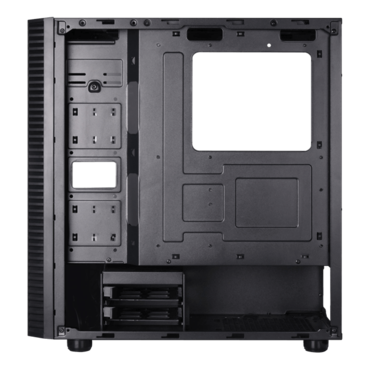 Precision PS14-E, No PSU, ATX, Black, Mid Tower Case